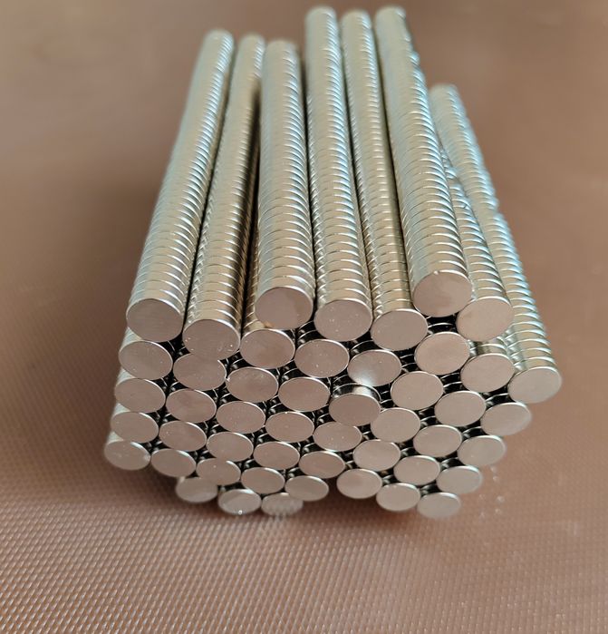 Магниты неодимовые диски 6*2 мм.