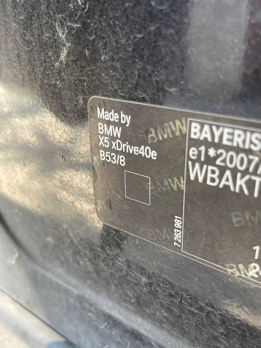 usa dreapta fata Bmw X5 F15 B53 culoare Sparkling Brown Metallic