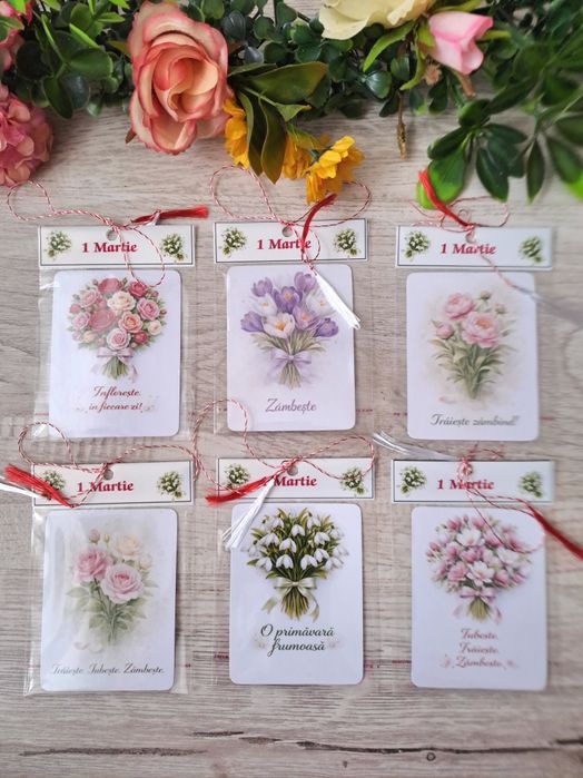 Mărțișoare cu magnet pentru frigider