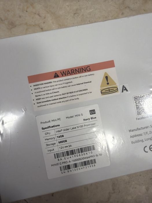 Mini pc beelink mini s intel lake n100 16gb 500gb nou sigilat