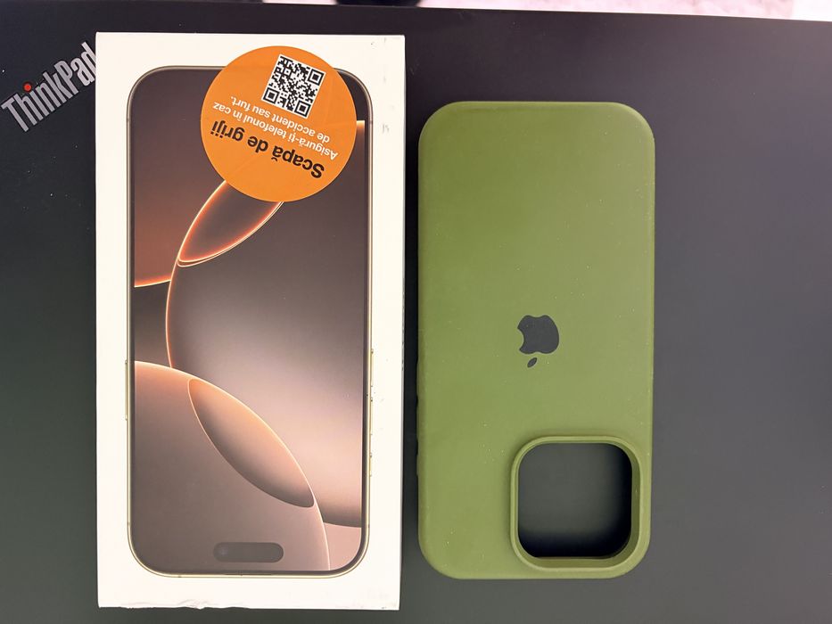Cutie si husa Iphone 16 PRO