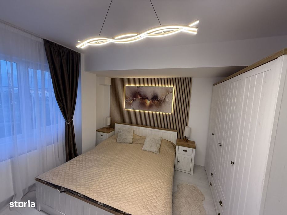 Inchiriez penthouse 3 camere mobilat full premium, 90mp, terasa pano