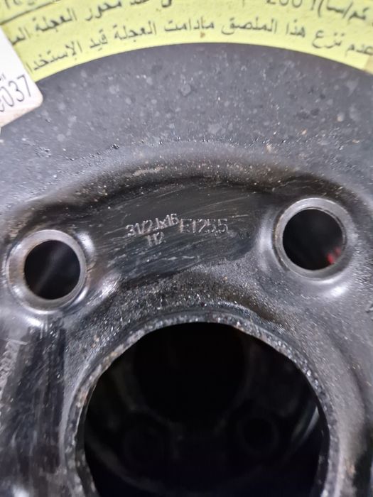Roata rezerva Volkswagen Golf 6 T125/70R16