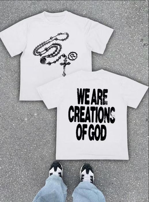 We are creations of God тениски