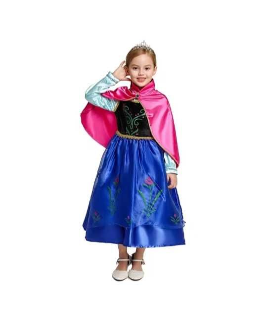 Детска Рокля на принцеса Анна от Замръзналото кралство
