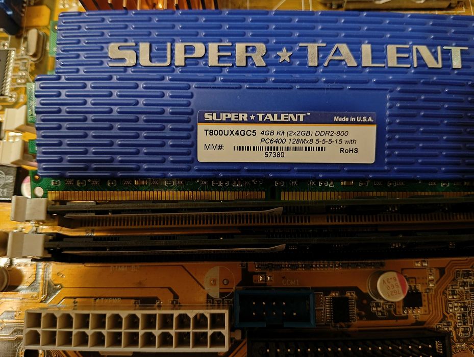 Дънна платка ASUS + CPU + RAM