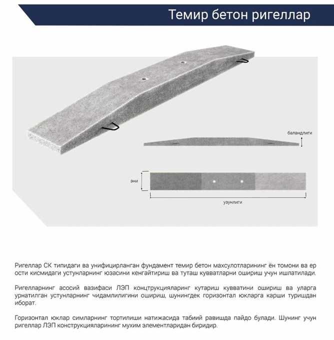 Rigel AP-5 (Temir+Beton)    (Темир бетон ригеллар)