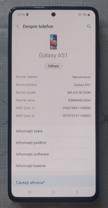 Samsung A 51 128gb