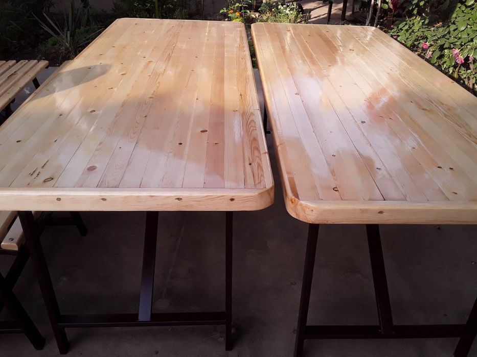 Dachni stol va stul.2×80.170×70.Zakaz olamiz.