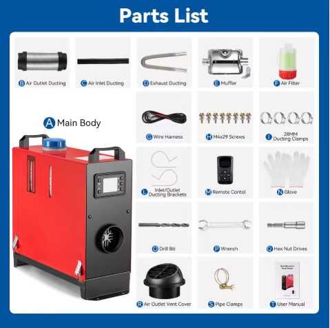 Суха дизелова печка 8 киловата 12 в преносима