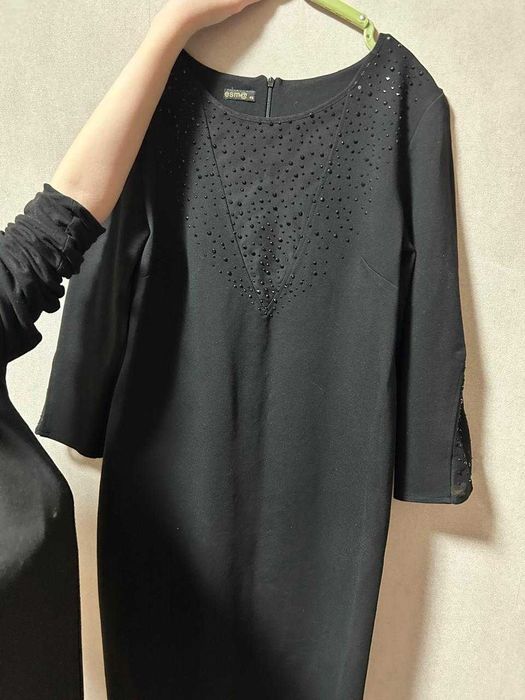 черное платье 46размера