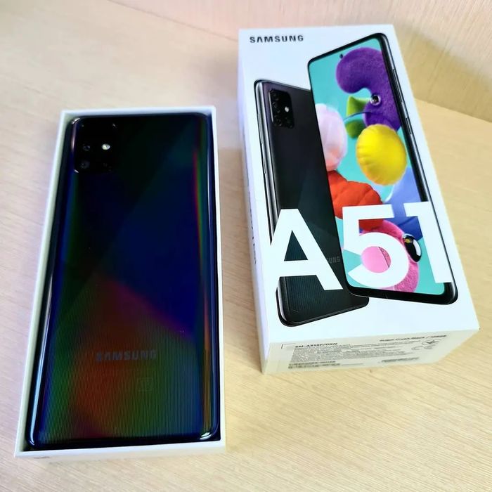 Samsung A51 gb/6 NFC Blek телефон сотовый