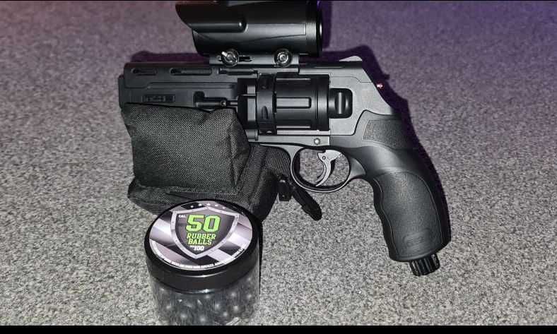 Pistol Model Nou! [BILE CAUCIUC] Airsoft HDR APX 183M/s 25J!! +Munitie