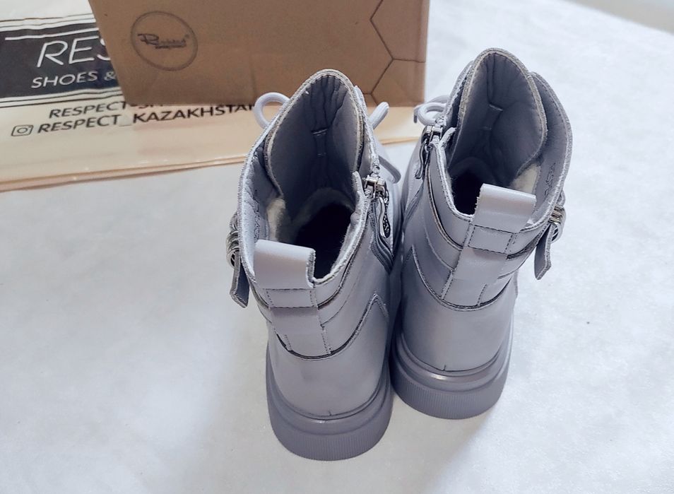 Суперцена! Зимние ботинки Respect, кожа.