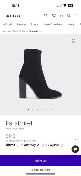 Полусапожки от бренда Aldo. Америка. Новая
