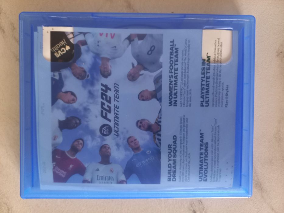 игровой диск fifa 24 для ps5