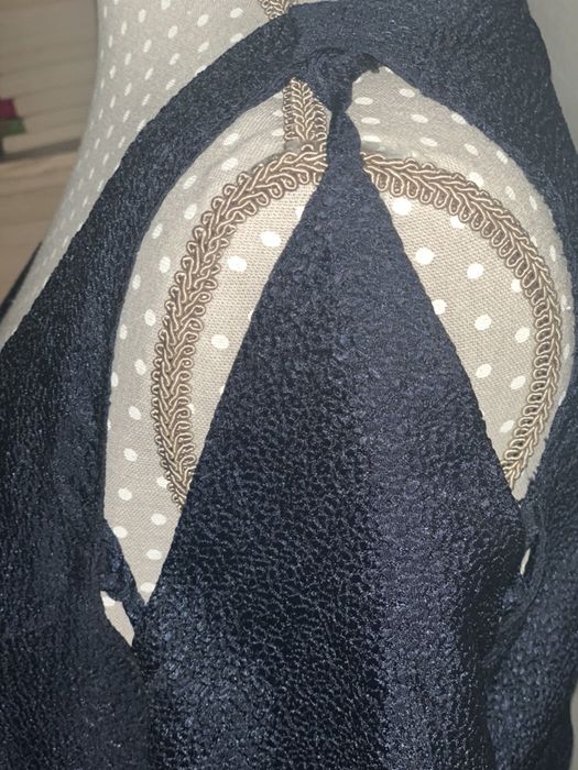 Rochie de seara superba cu maneci detasabile NAVY BLUE