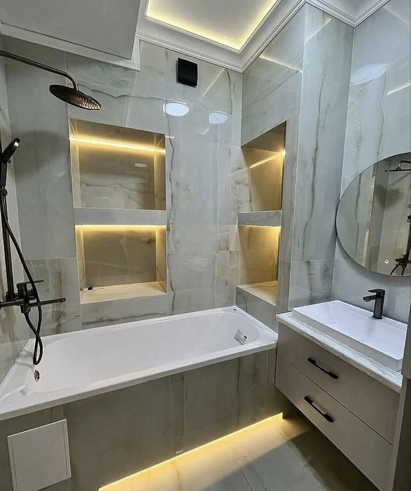 Услуга кафелщик и санузел под ключ