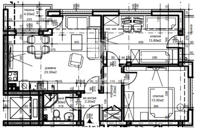 Продава се Тристаен апартамент в Пловдив, Беломорски - 89 кв.м за 1090 €/кв.м - Снимка #1