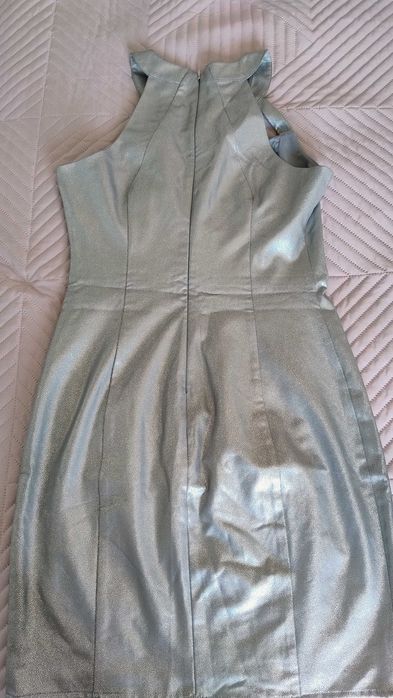 Черна дантелена рокля Люци, Дантелена бяла, GUESS S