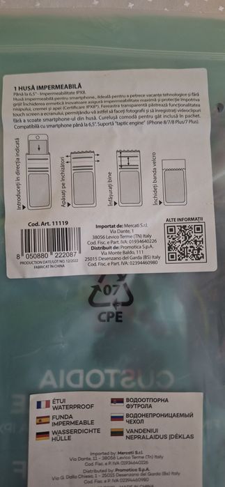 Husa impermeabila 6,5" ! Super preț!!!