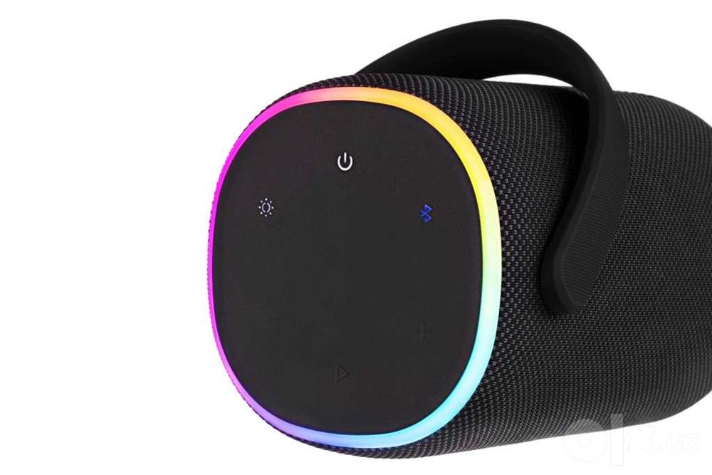 Колонка 2E SoundXDrum 50 Вт, BT 5.3, TWS, RGB, Power Bank, IPX7, Black