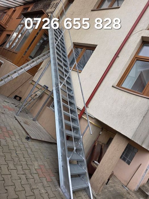 Vând scarii metalice zincate galvanizate
