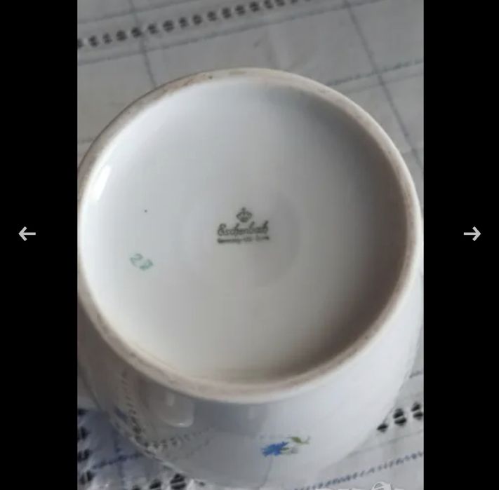 Голяма порцеланова кана/чайник.