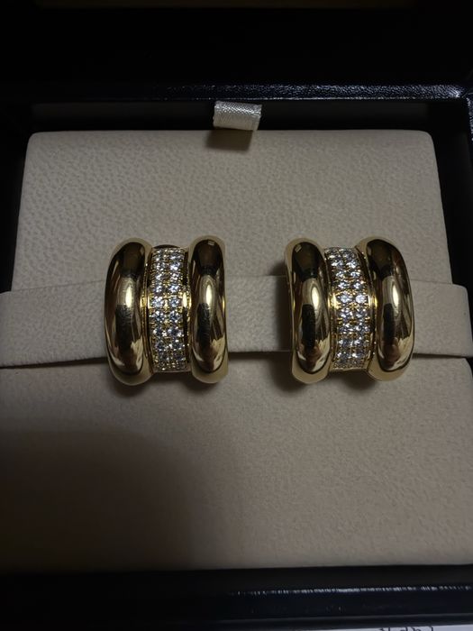 Серьги клипсы шапард новые в комплекте