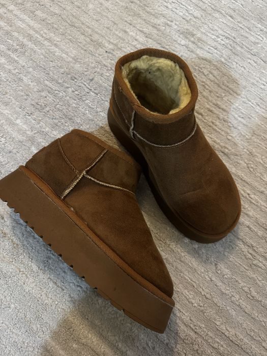 Тъмнокафеви велури боти/ботуши