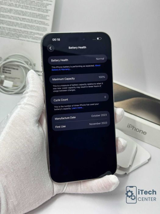 iPhone 15 Pro MAX, 256GB, Natural Titanium, КАТО НОВ, 1г. ГАРАНЦИЯ!