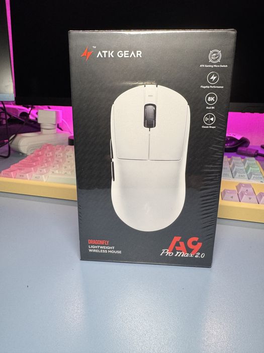 Продам новую в упаковке игровую мышку ATK A9 Pro max 2.0