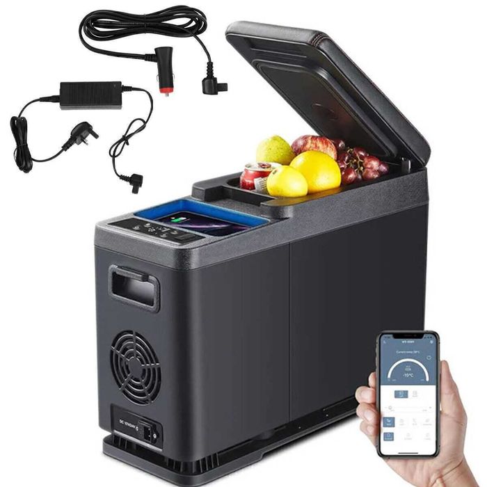 Alpicool CF8 – 8 Литра Компресорен Автомобилен Хладилник Тип Подлакътник (Armrest)