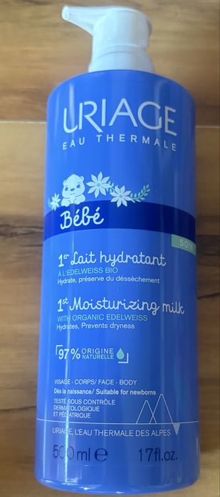 Uriage bebe хидратиращо мляко 500мл
