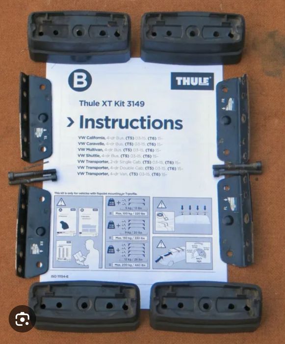 Туле кит,,кит системи,Thule монтажен комплект,Thule kit