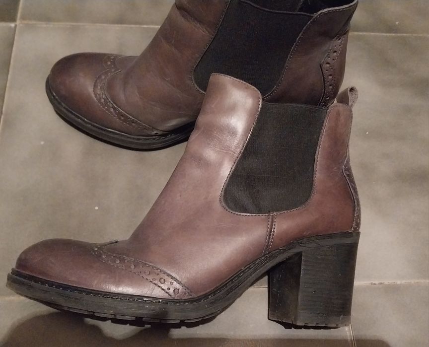 Дамски боти естествена кожа