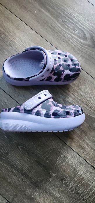 Kids Classic Crocs Animal Print Cutie Clog