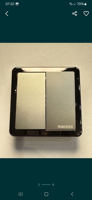 Включатьел розетки "macess"
