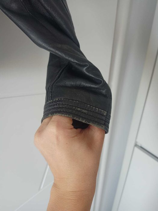 Geaca piele Pull and Bear marime M