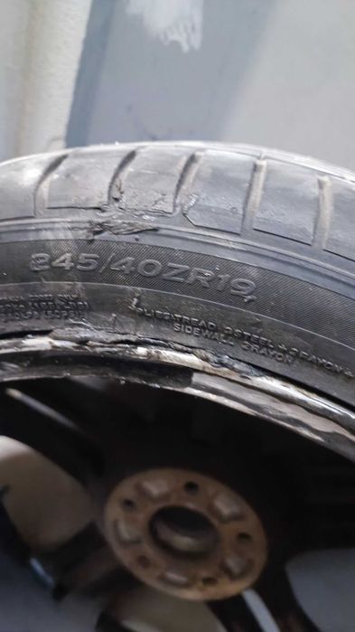 Оригинална джанта 19" MAM RS2 5x112 с гума Hankook 245/40/19 за Audi / VW / Mercedes