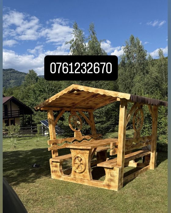 Mobilier pentru gradina din lemn tratat