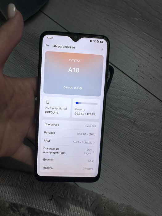 Продам смартфон oppo a18