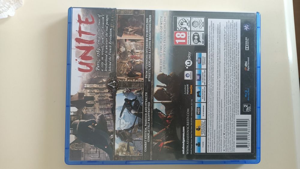 Игра за пс4- Assassin's creed unity