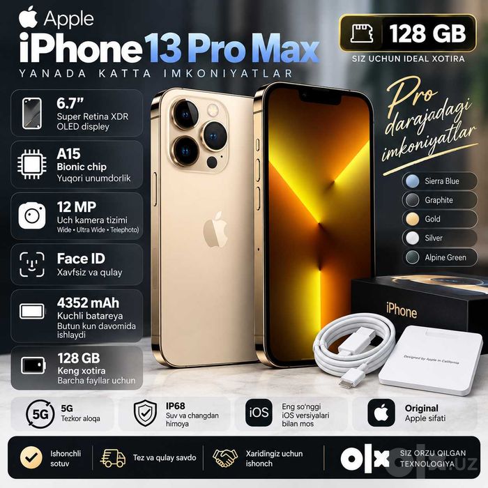 iphone 13 pro max 128 gb