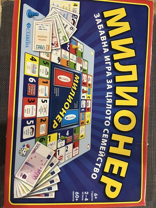 Настолна игра Милионер
 
Забавна игра за цялото семейство