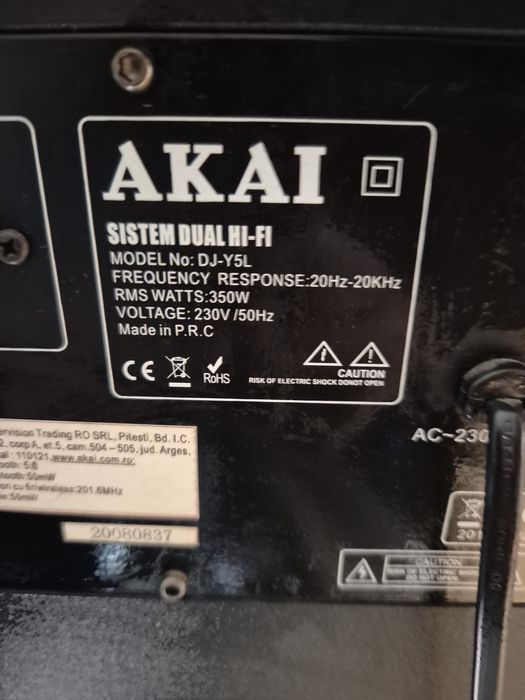 Vand boxa AKAI 350 W