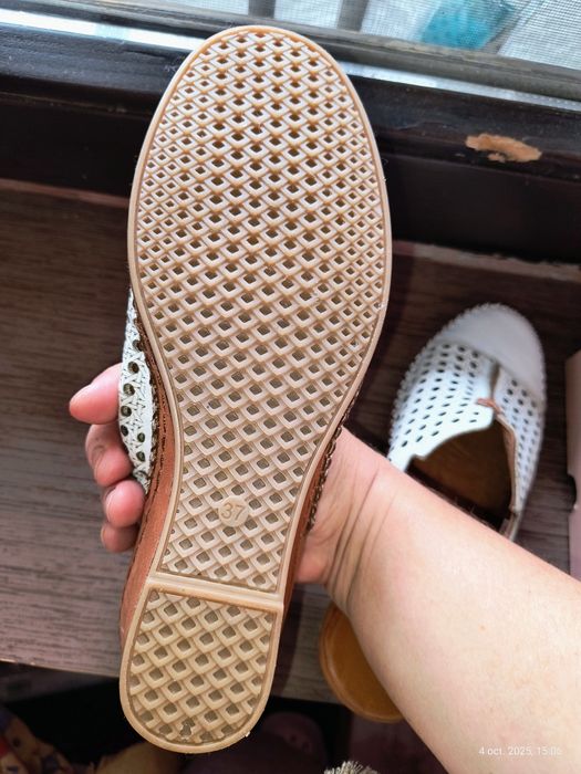 Sandale piele int/ext cusute 24 cm m.37