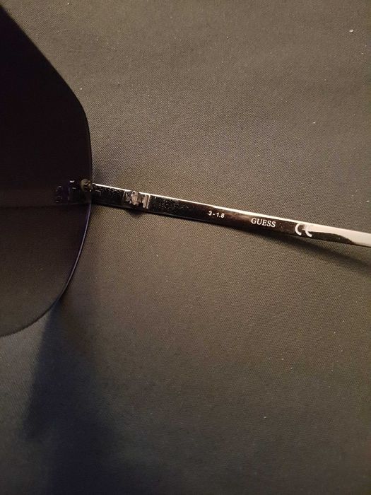 Ochelari unisex Guess fara rama cu lentile degrade si oglinda