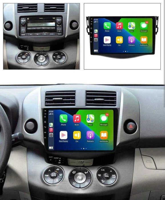 Мултимедия за Toyota RAV4 Android, CARPLAY, навигация WAZE, Андроид Auto, РАВ 4, 2DIN, Тойота RAV 4