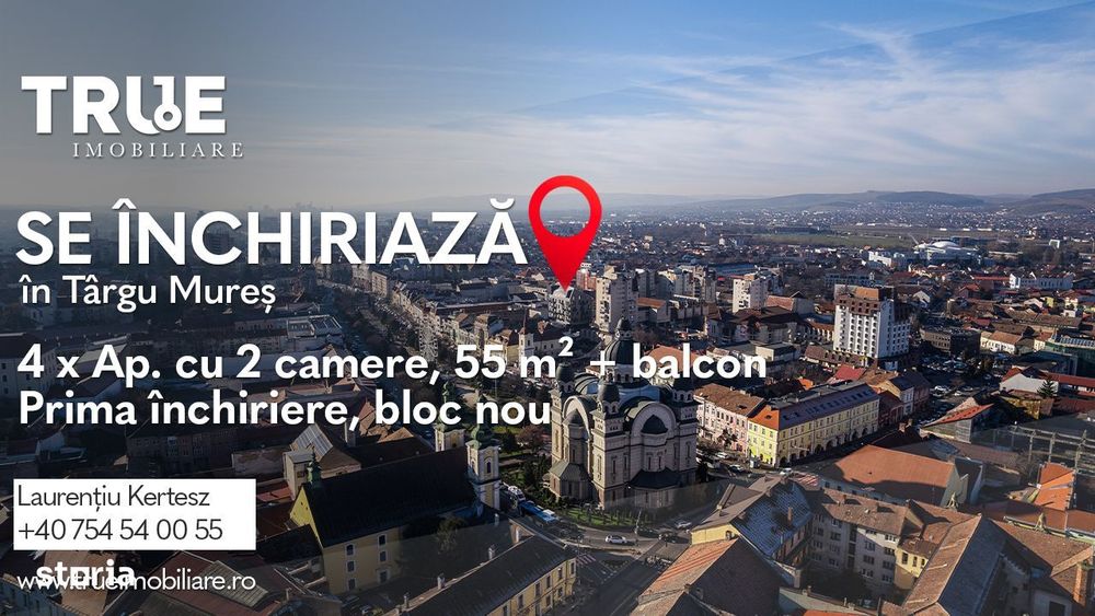 Ap. premium de închiriat – Ultracentral, Târgu Mureș — fotografia 1